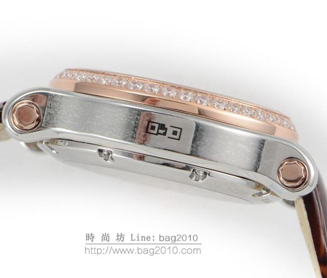 Chopard手錶 蕭邦快樂鑽系列橢圓型機械6T28新款 蕭邦時尚男士腕表 蕭邦全自動機械男表  hds1688